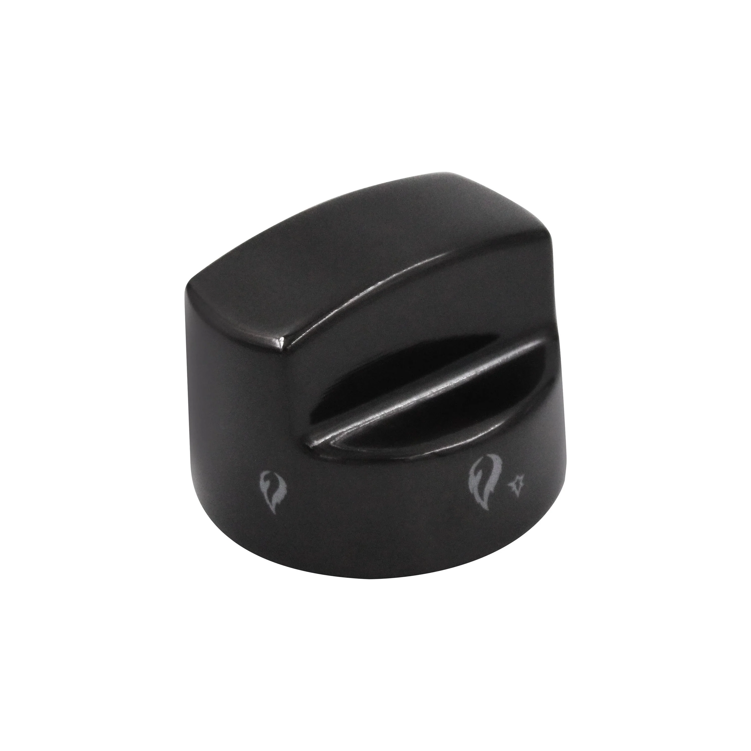 Black Stainless Steel Range Burner Knob (RA-017K)