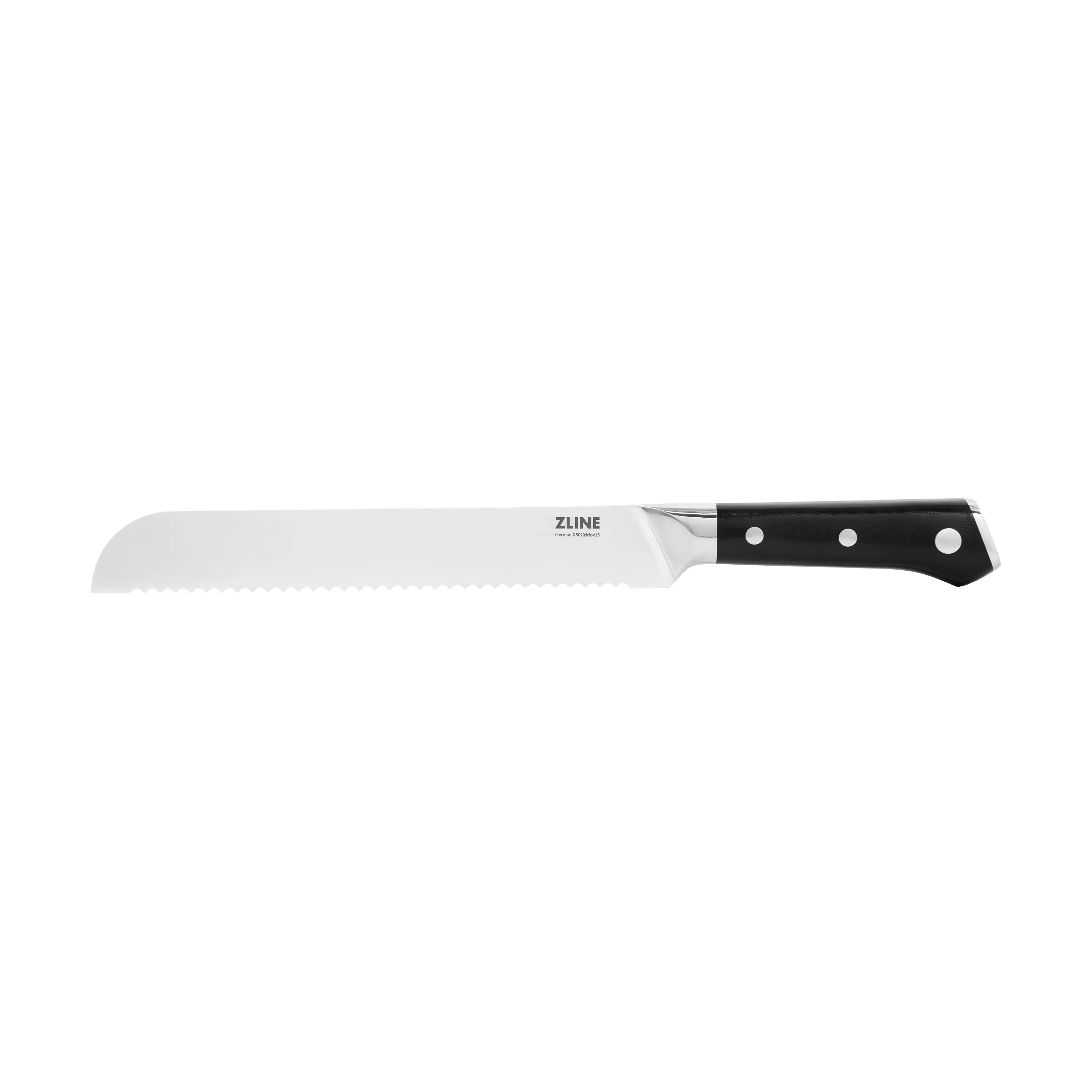 ZLINE 15-Piece Professional German Steel Kitchen Knife Block Set - Image 3