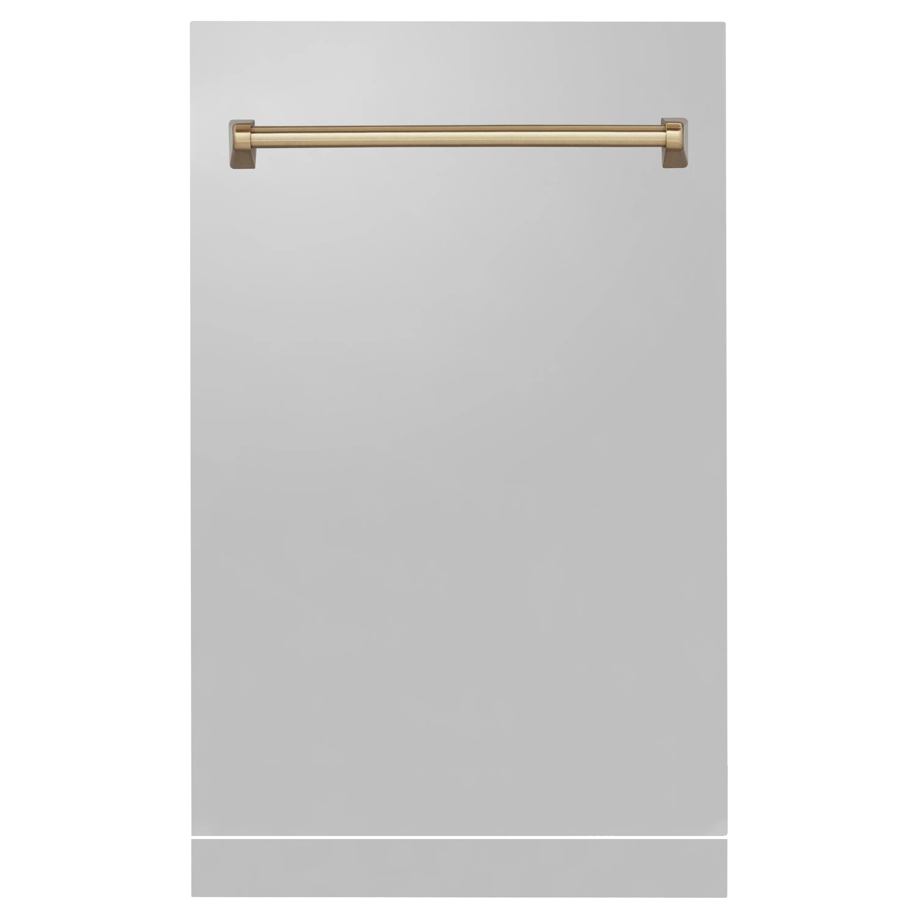 ZLINE 18" Autograph Edition Tallac Dishwasher Panel in Stainless Steel with Champagne Bronze Handle (DPVZ-304-18-CB) - Image 3