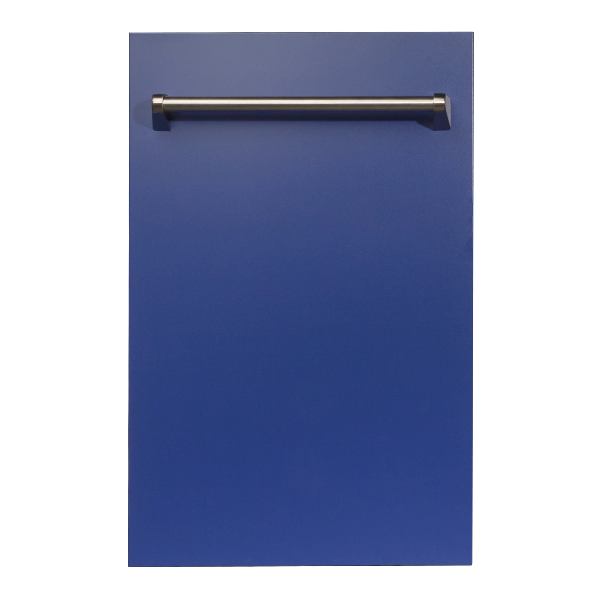 ZLINE 18" Dishwasher Panel in Blue Matte with Traditional Handle (DP-BM-18)