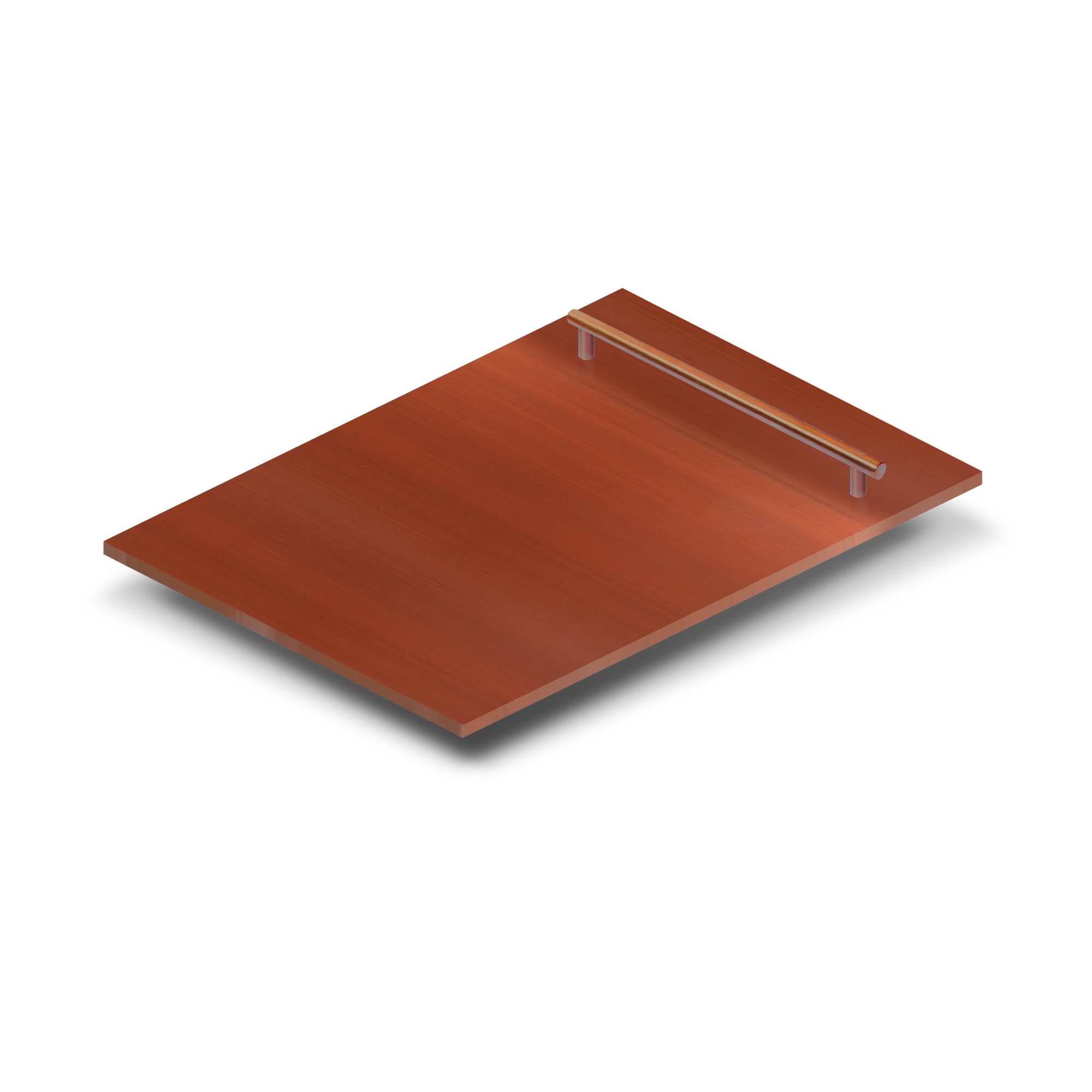 ZLINE 18" Dishwasher Panel in Copper with Modern Handle (DP-C-18) - Image 2