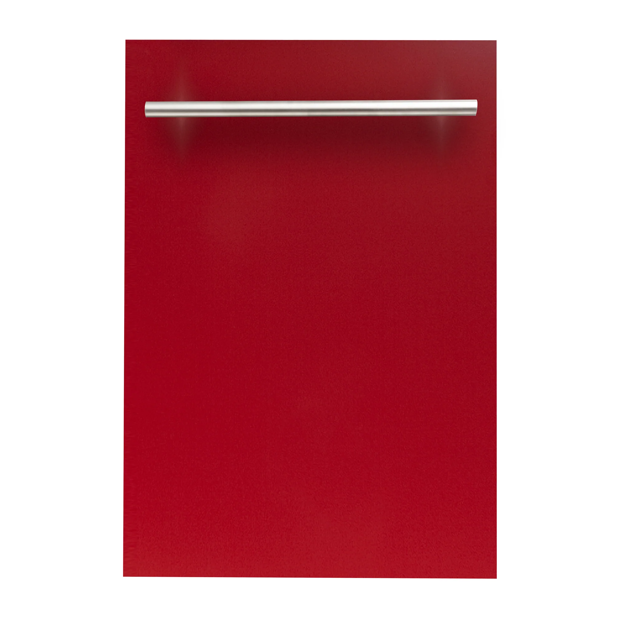 ZLINE 18" Dishwasher Panel in Red Gloss with Modern Handle (DP-RG-H-18)