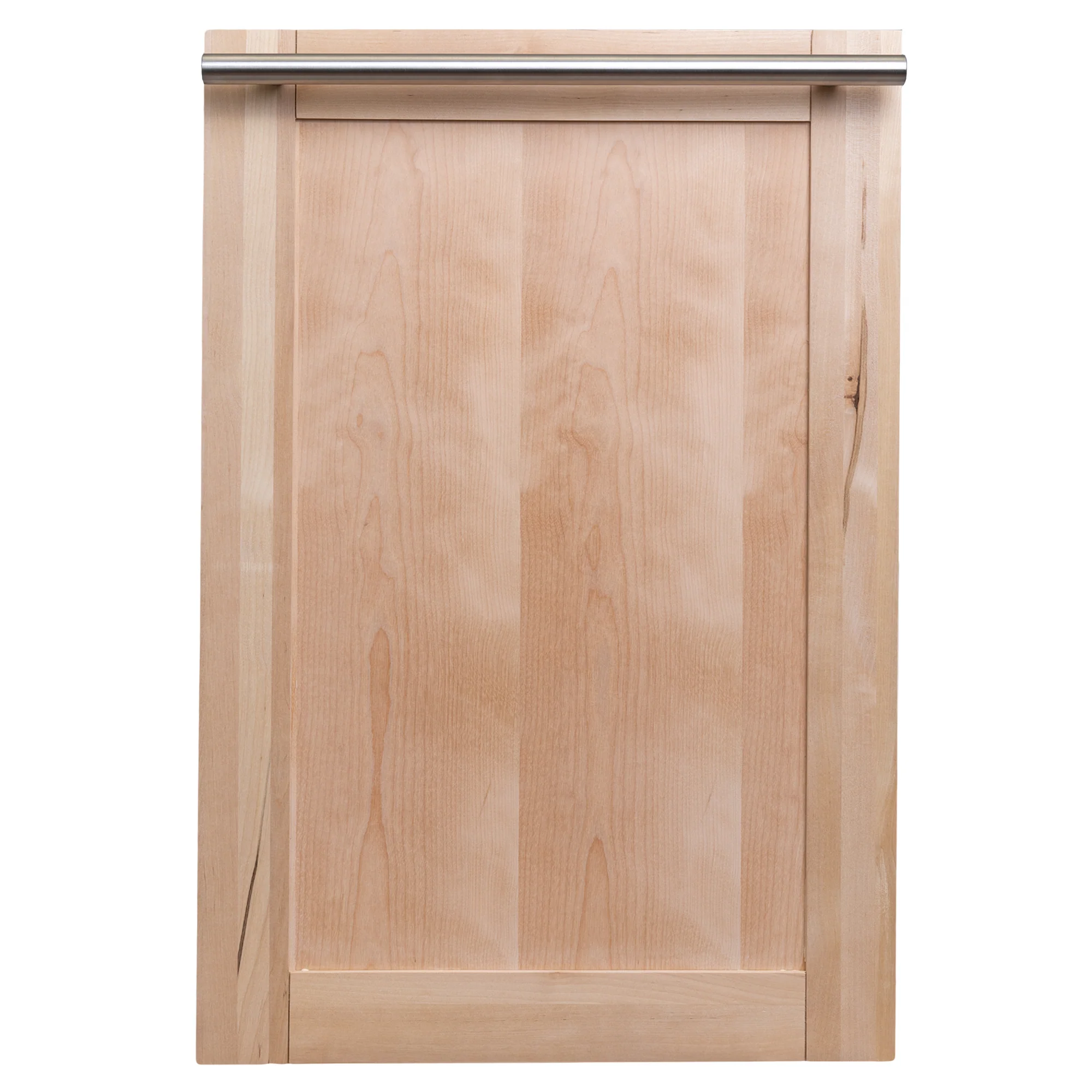 ZLINE 18" Dishwasher Panel in Unfinished Wood with Modern Handle (DP-UF-18)