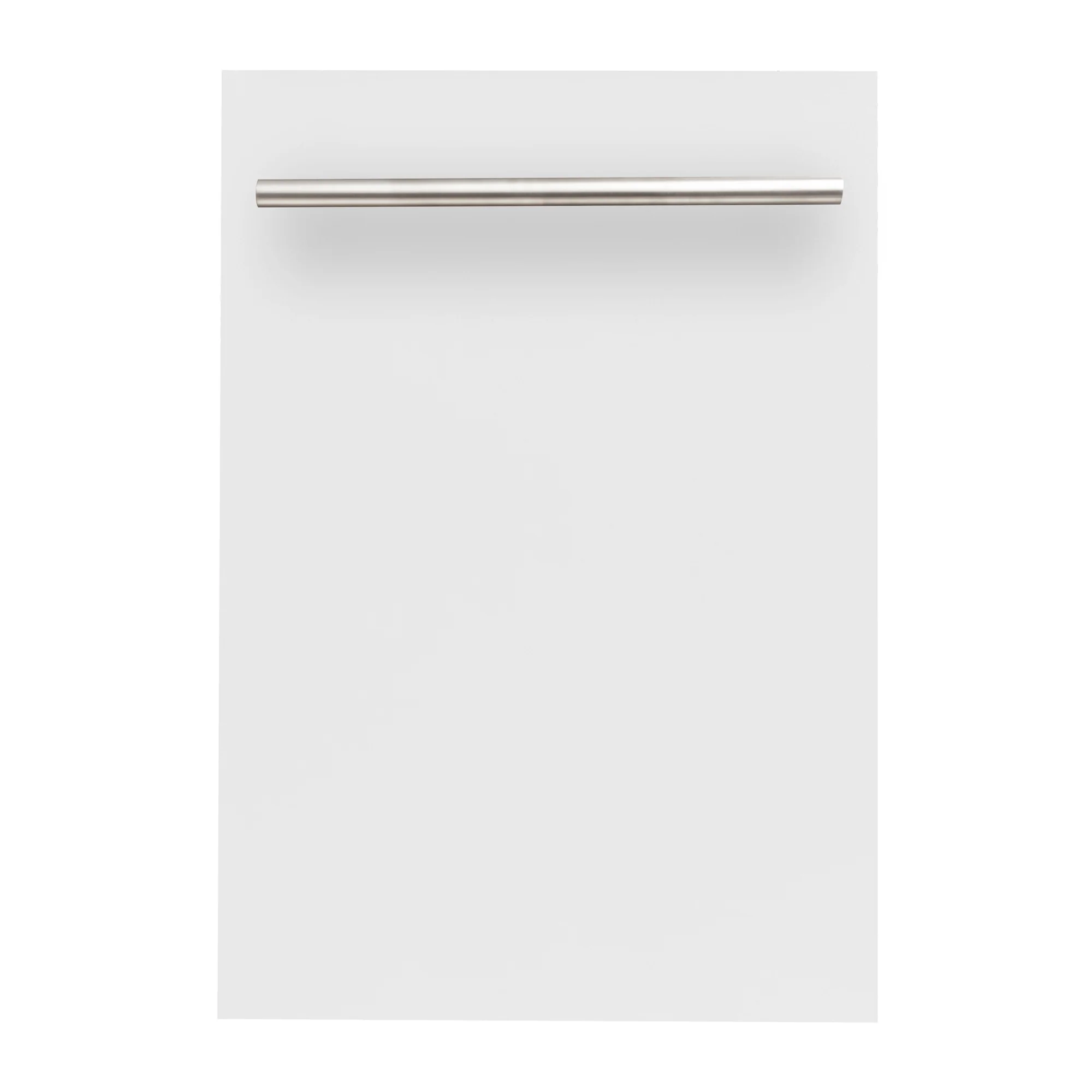 ZLINE 18" Dishwasher Panel in White Matte with Modern Handle (DP-WM-H-18)