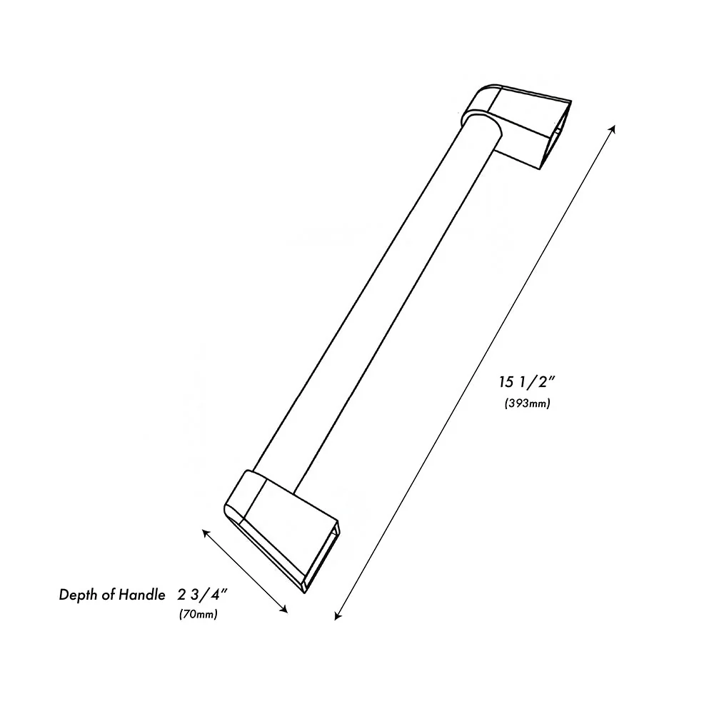 ZLINE 18 in. Helix Handle (Set of 1) for Paramount and Select Ranges in Stainless Steel (SGZ-054C-K-ST) - Image 6
