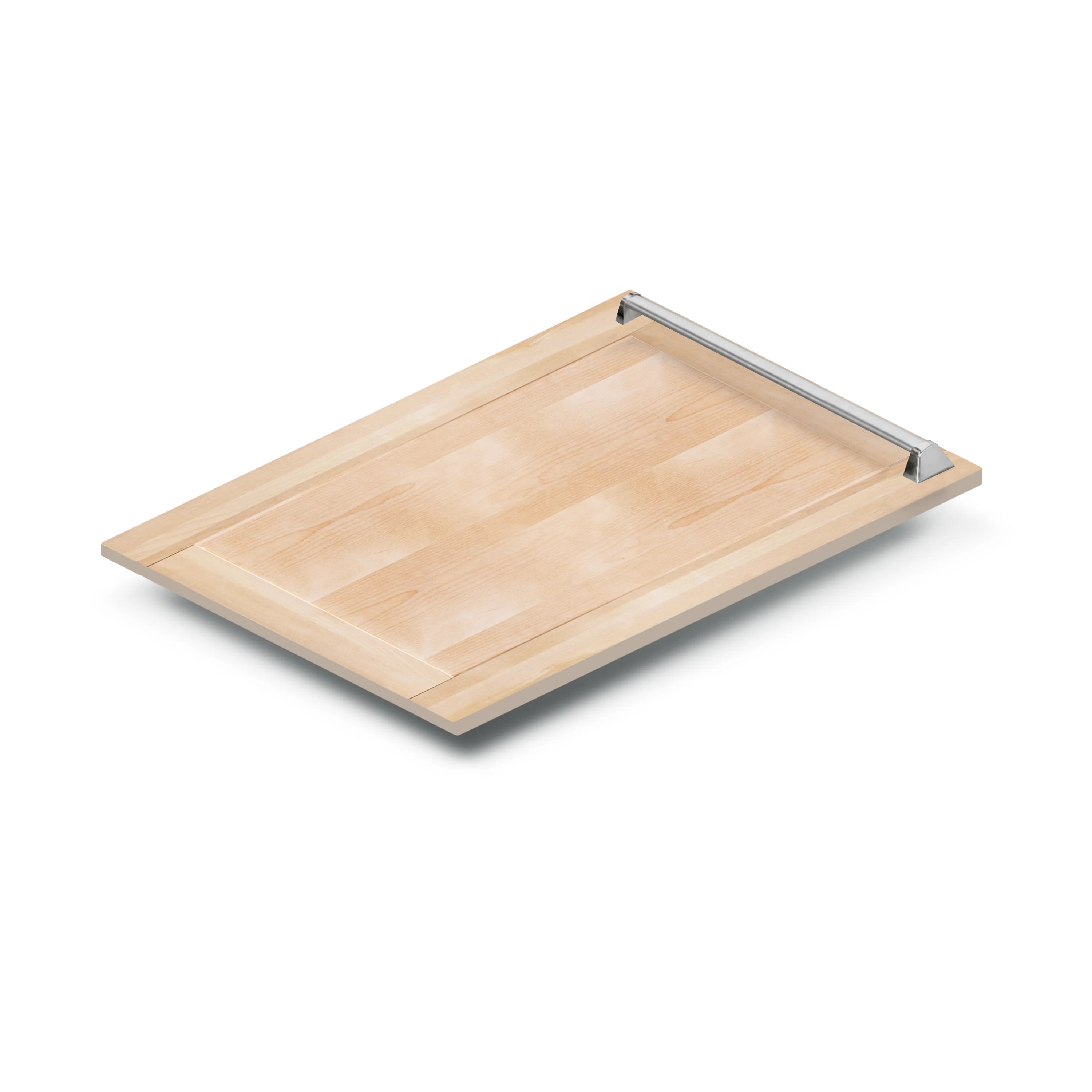 ZLINE 18" Tallac Dishwasher Panel in Unfinished Wood with Traditional Handle (DPV-UF-18) - Image 5