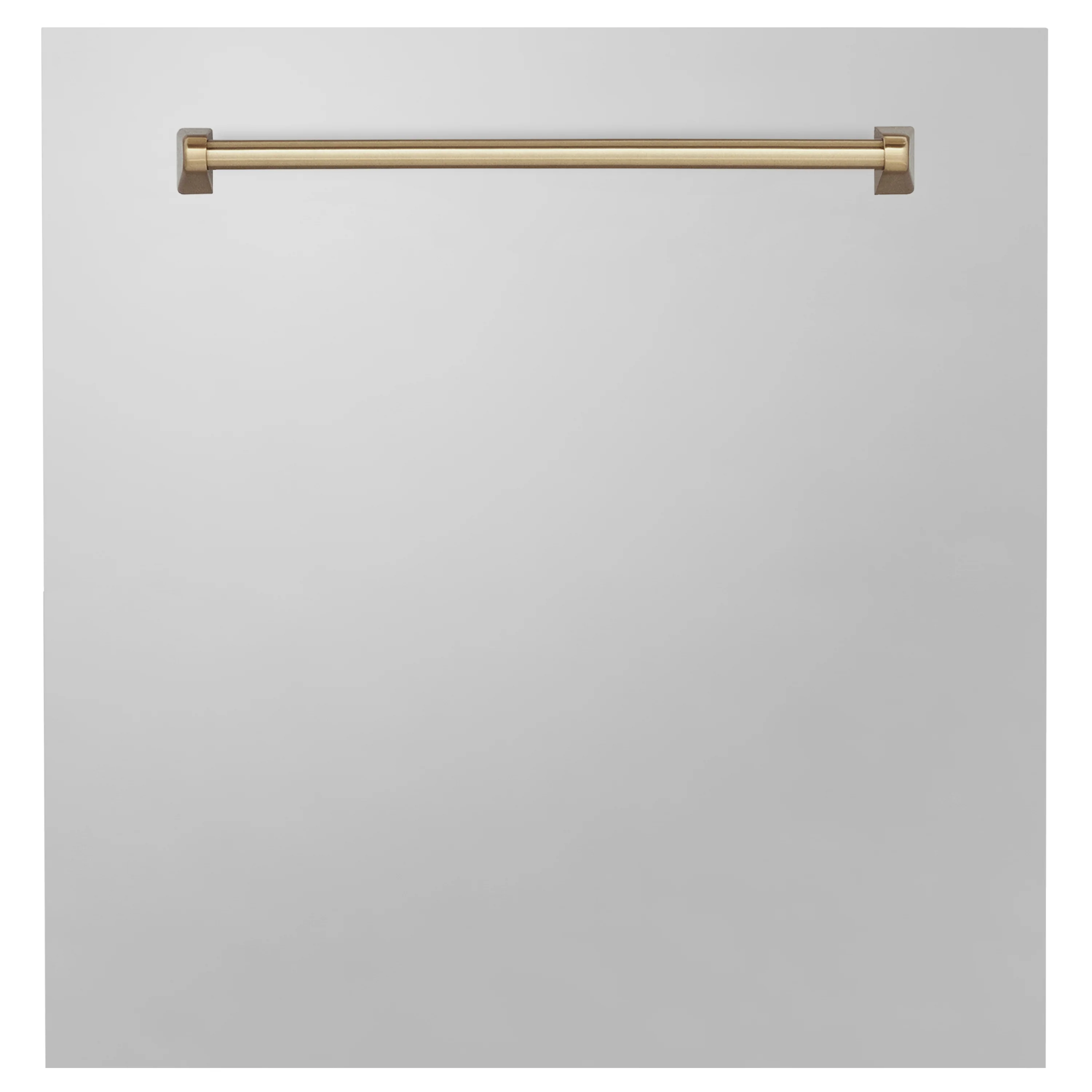 ZLINE 24" Autograph Edition Monument Dishwasher Panel in Stainless Steel with Champagne Bronze Handle (DPMTZ-304-24-CB)