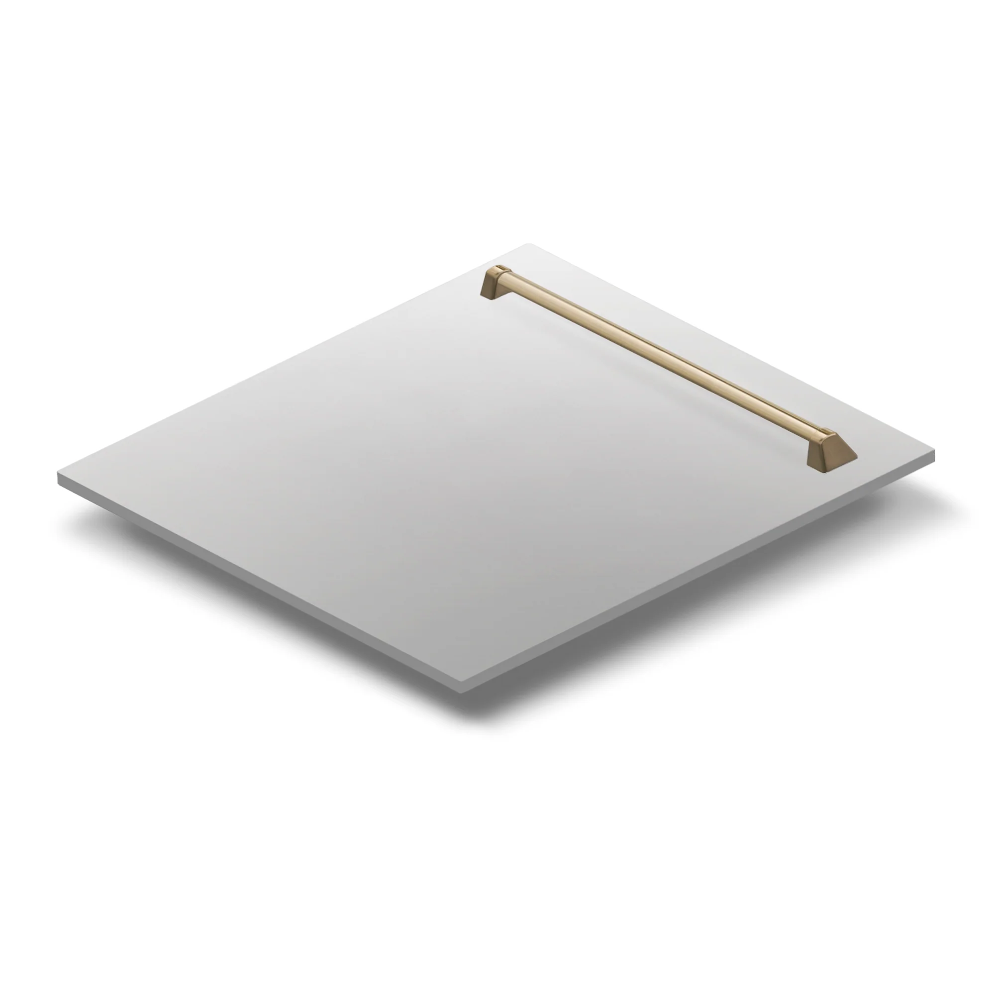 ZLINE 24" Autograph Edition Monument Dishwasher Panel in Stainless Steel with Champagne Bronze Handle (DPMTZ-304-24-CB) - Image 2