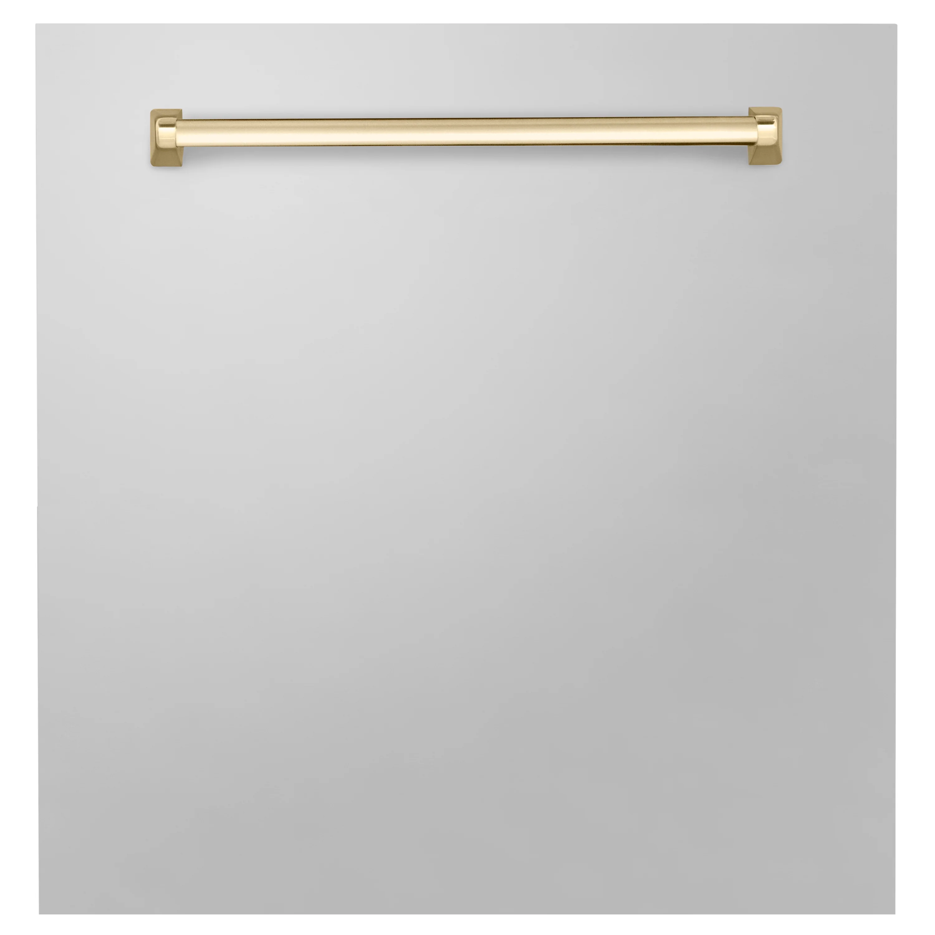 ZLINE 24" Autograph Edition Monument Dishwasher Panel in Stainless Steel with Gold Handle (DPMTZ-304-24-G)