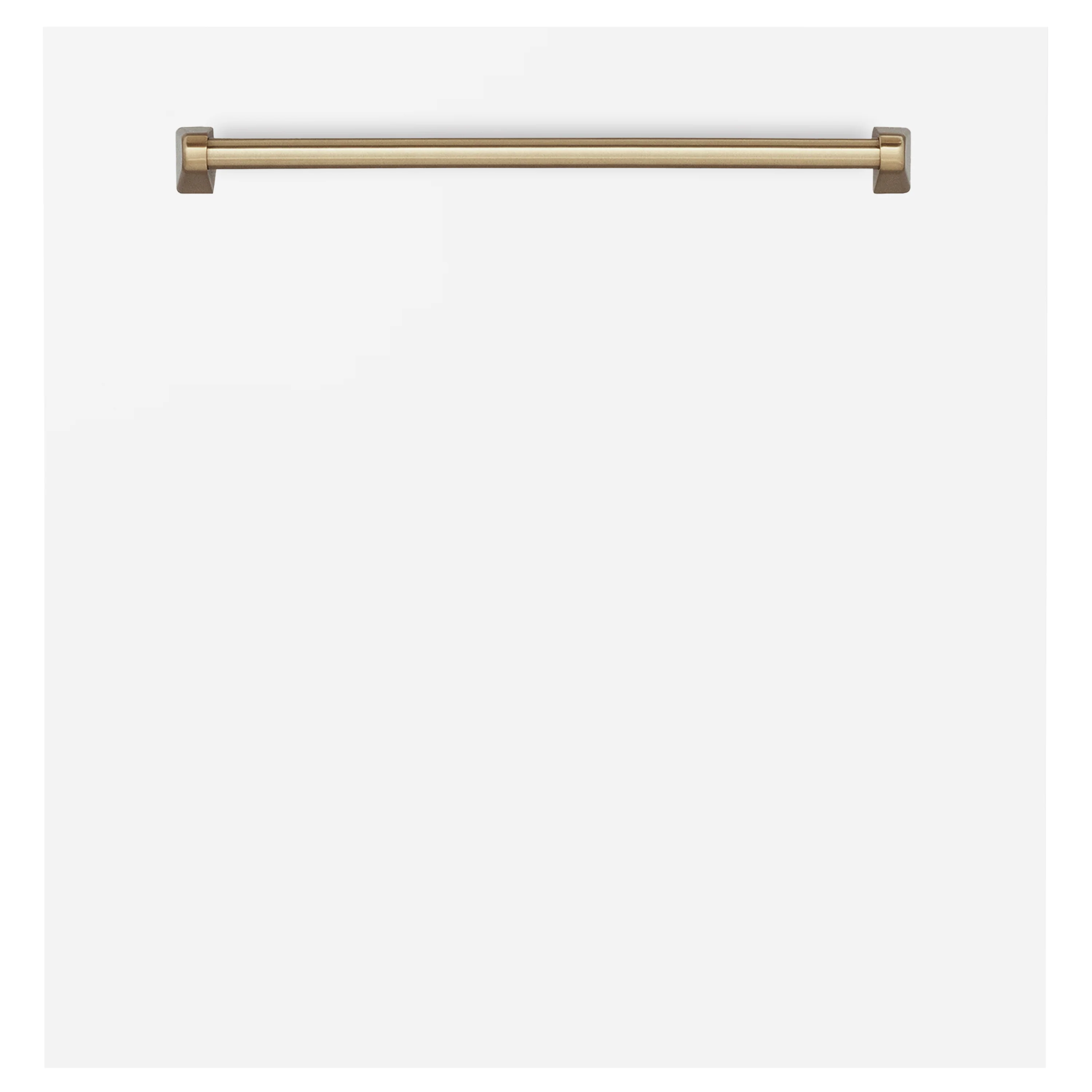 ZLINE 24" Autograph Edition Monument Dishwasher Panel in White Matte with Champagne Bronze Handle (DPMTZ-WM-24-CB)