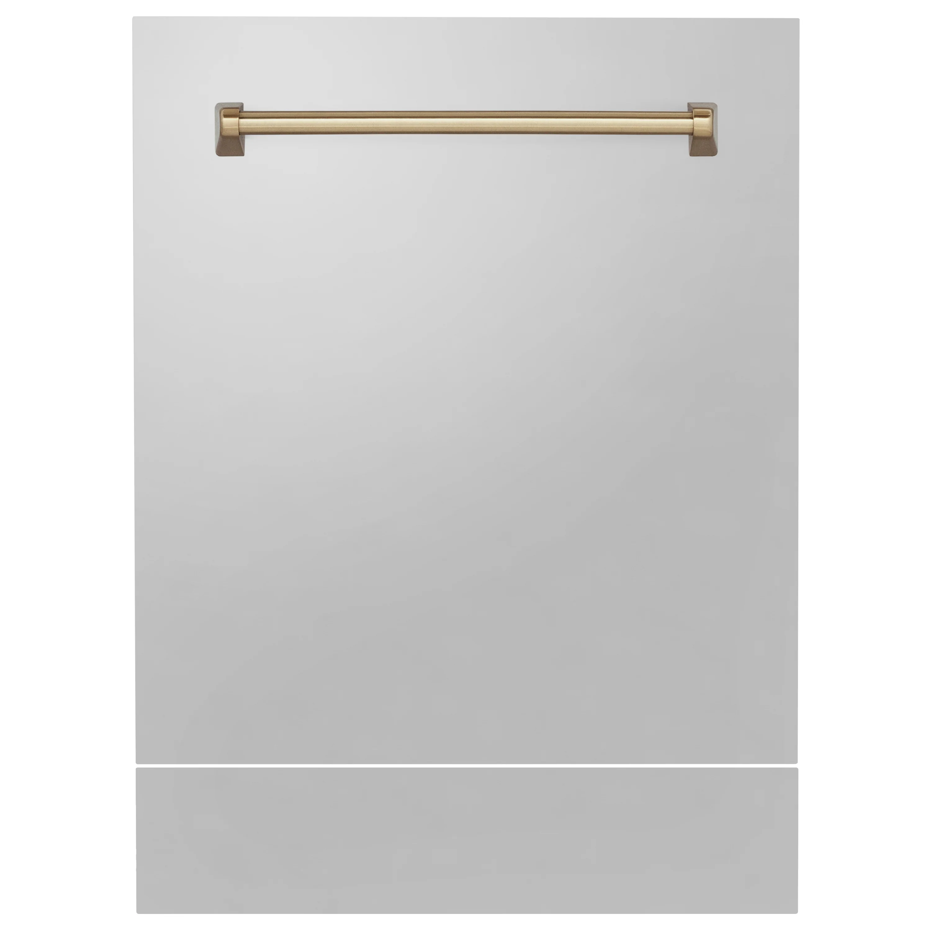 ZLINE 24" Autograph Edition Tallac Dishwasher Panel in Stainless Steel with Champagne Bronze Handle (DPVZ-304-24-CB) - Image 3