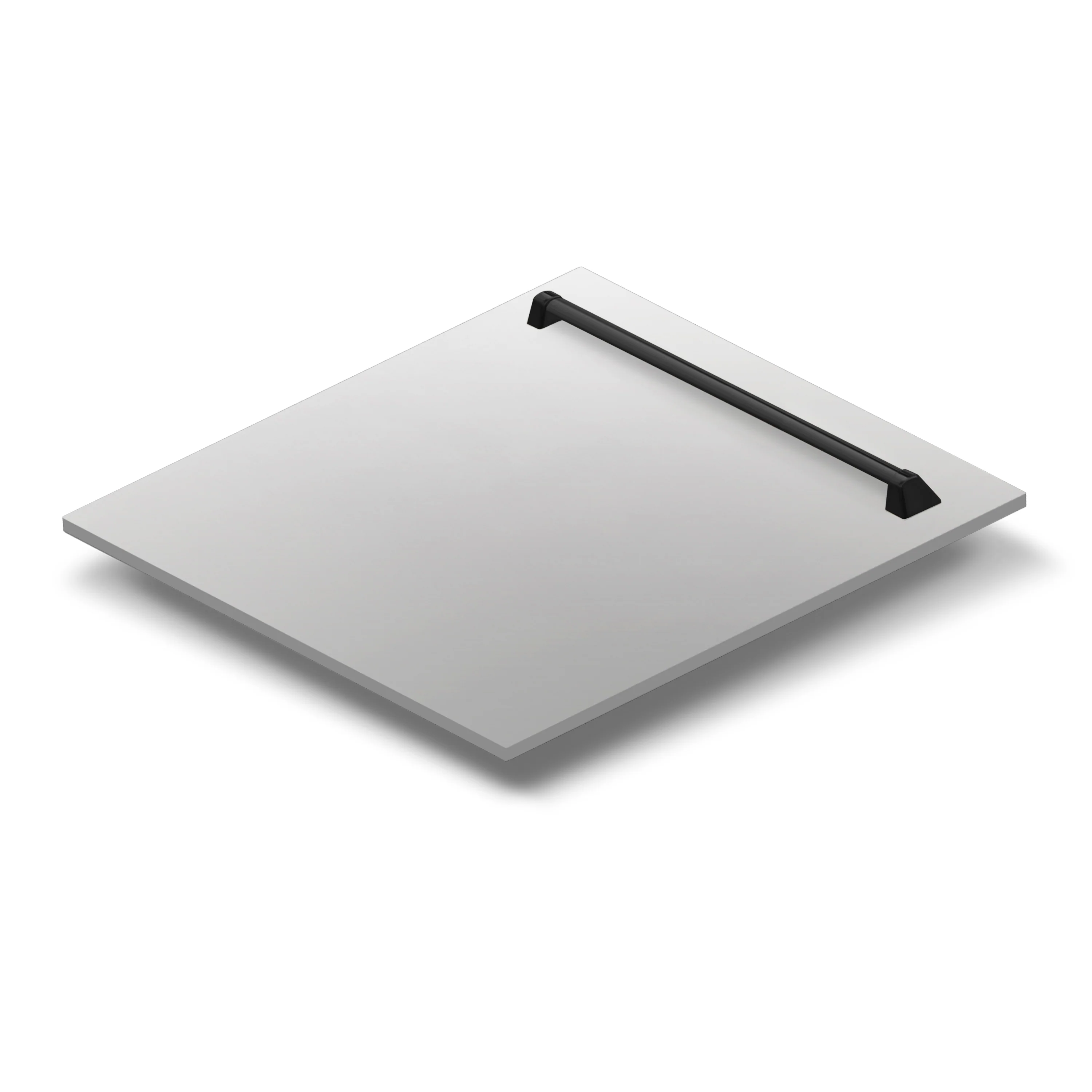 ZLINE 24" Autograph Edition Tallac Dishwasher Panel in Stainless Steel with Matte Black Handle (DPVZ-304-24-MB) - Image 2