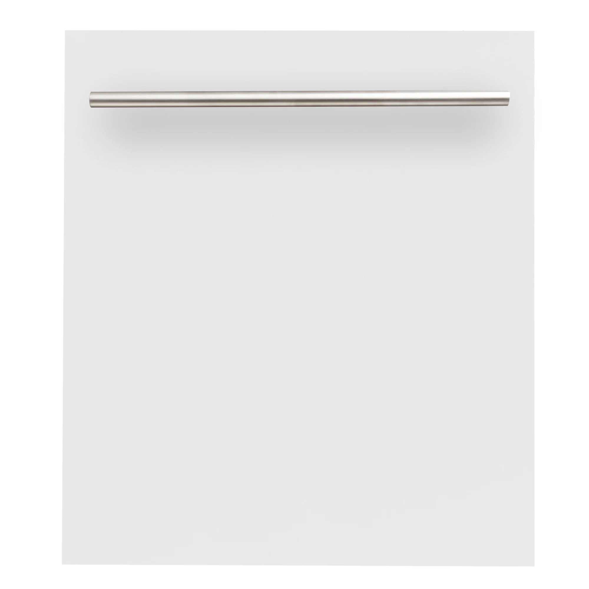 ZLINE 24" Dishwasher Panel in White Matte with Modern Handle (DP-WM-H-24)