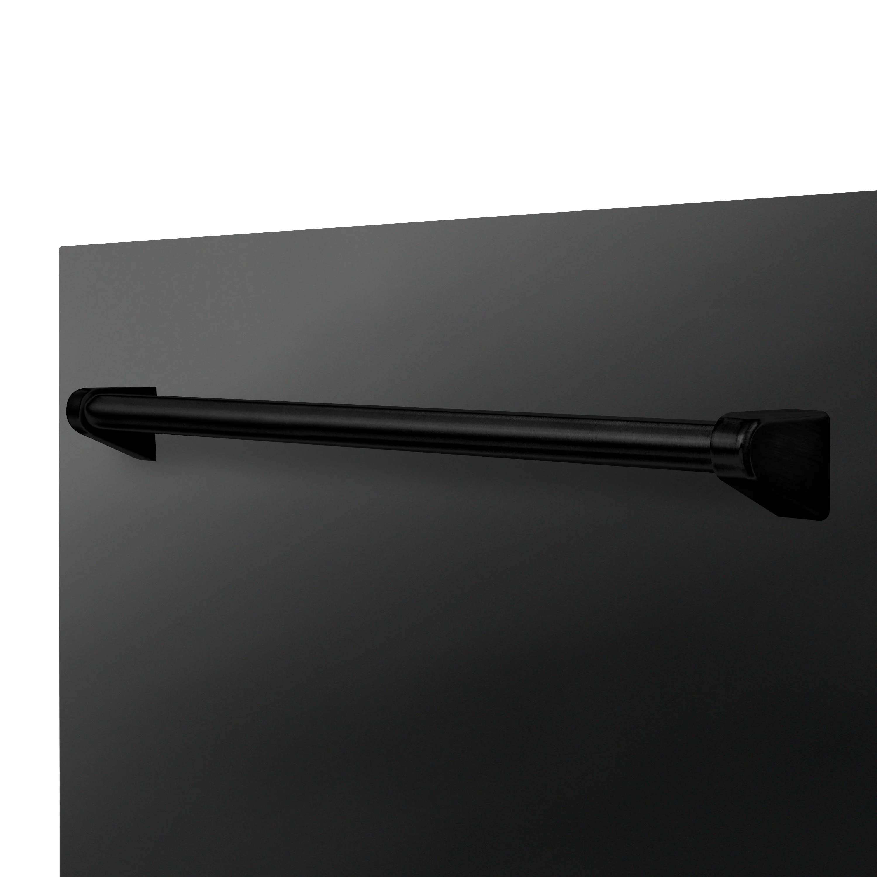 ZLINE 24" Monument Dishwasher Panel in Black Stainless Steel with Traditional Handle (DPMT-BS-24) - Image 2