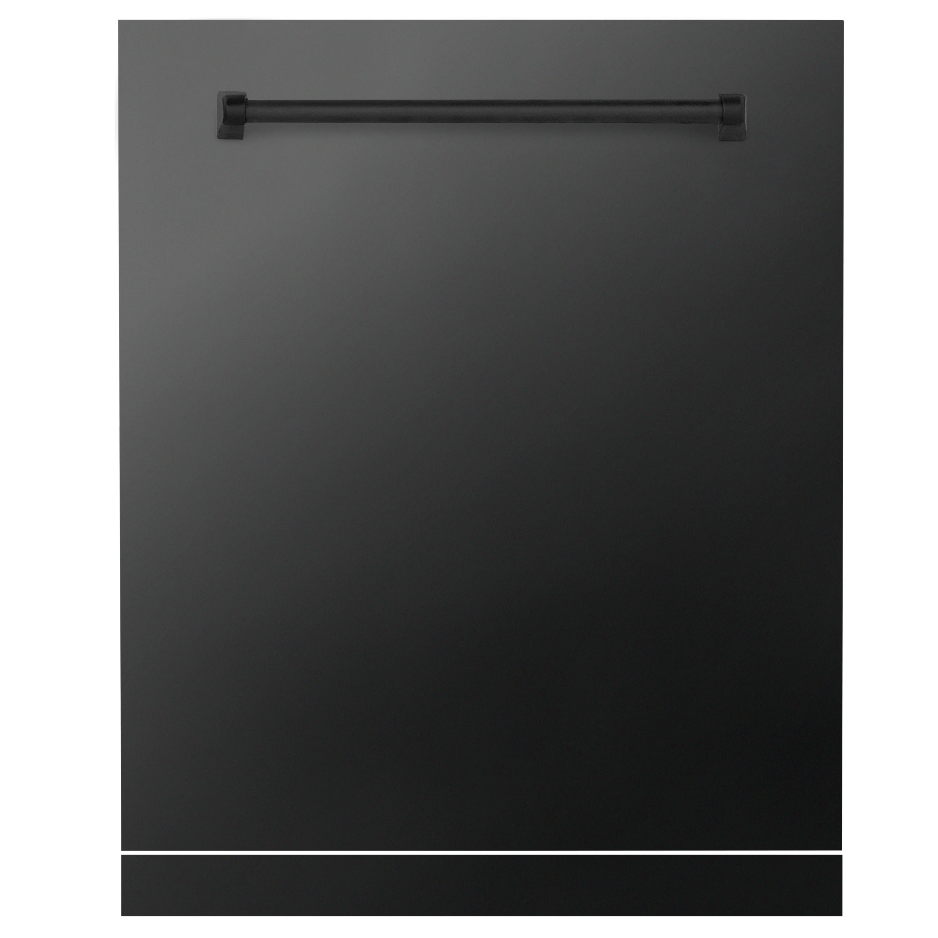 ZLINE 24" Monument Dishwasher Panel in Black Stainless Steel with Traditional Handle (DPMT-BS-24) - Image 3