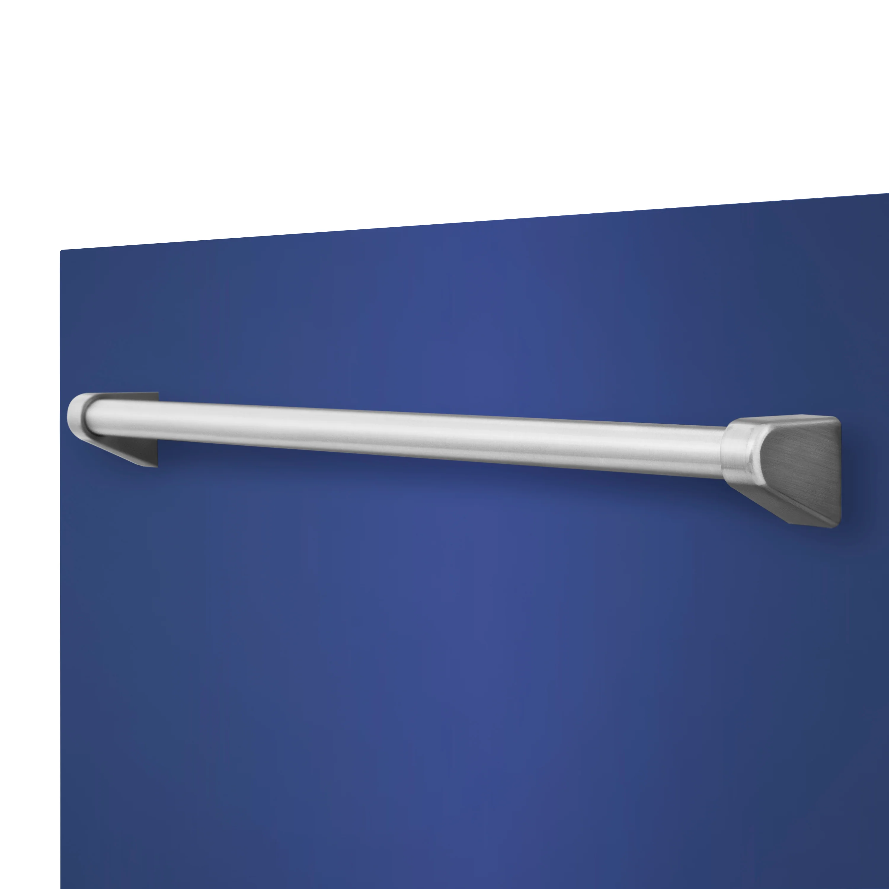ZLINE 24" Monument Dishwasher Panel in Blue Matte with Traditional Handle (DPMT-BM-24) - Image 3
