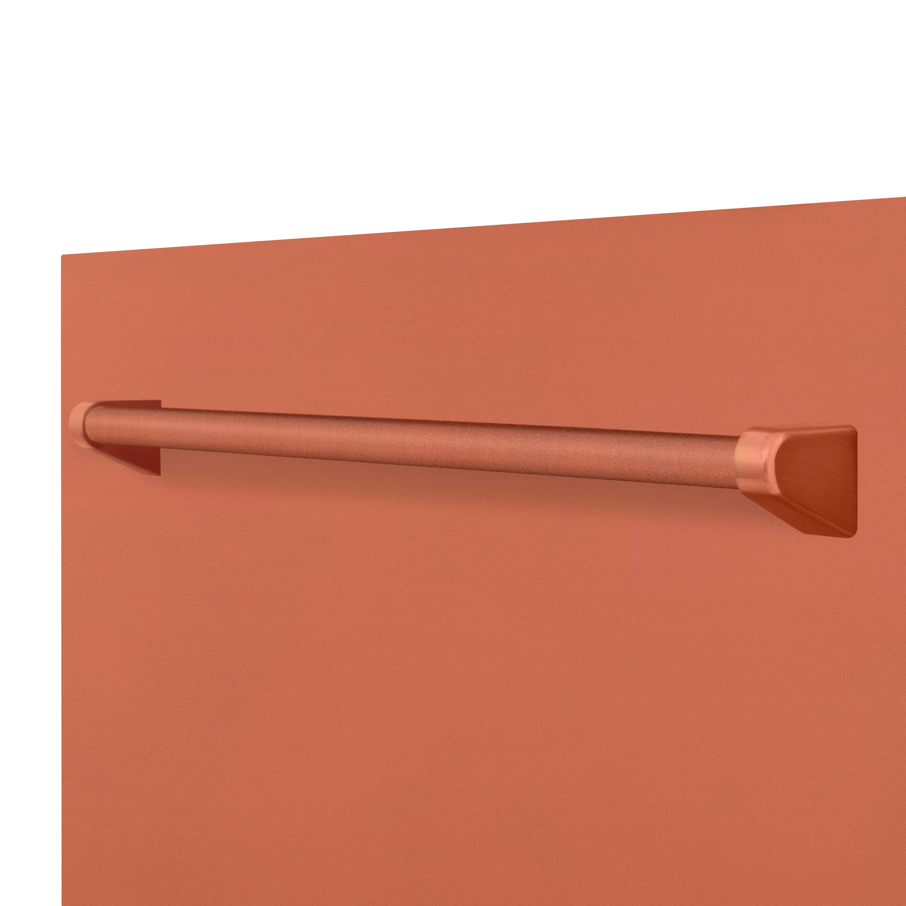 ZLINE 24" Monument Dishwasher Panel in Copper with Traditional Handle (DPMT-C-24) - Image 3