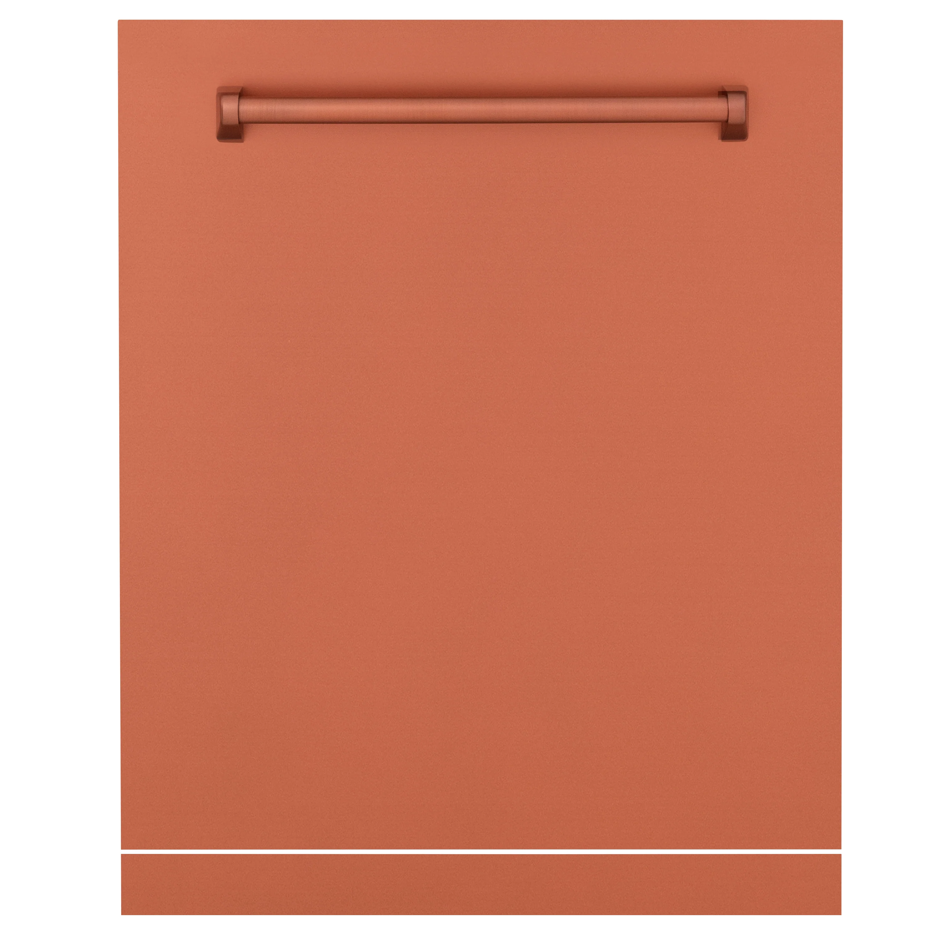 ZLINE 24" Monument Dishwasher Panel in Copper with Traditional Handle (DPMT-C-24) - Image 4