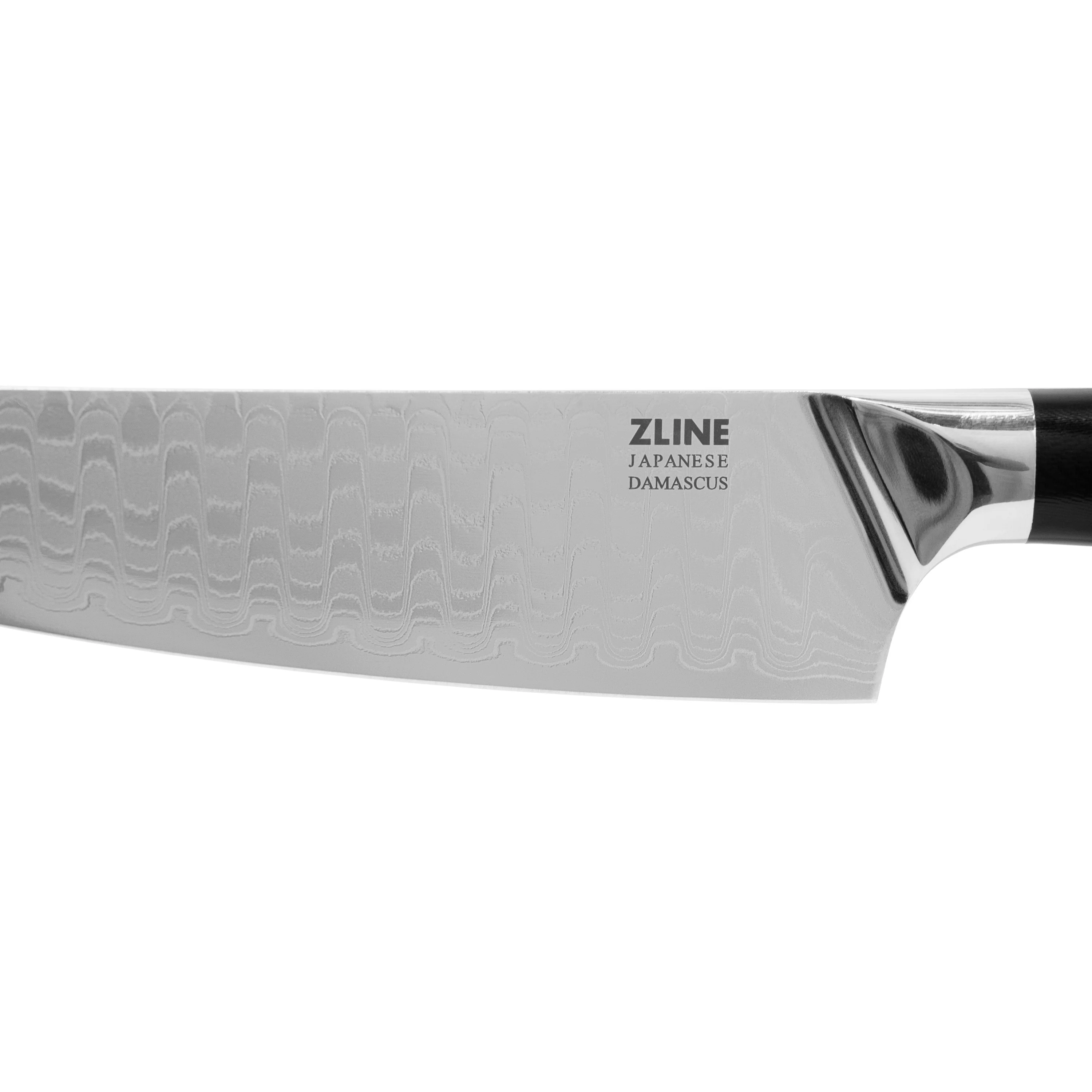ZLINE 3-Piece Professional Damascus Steel Kitchen Knife Set - Image 7