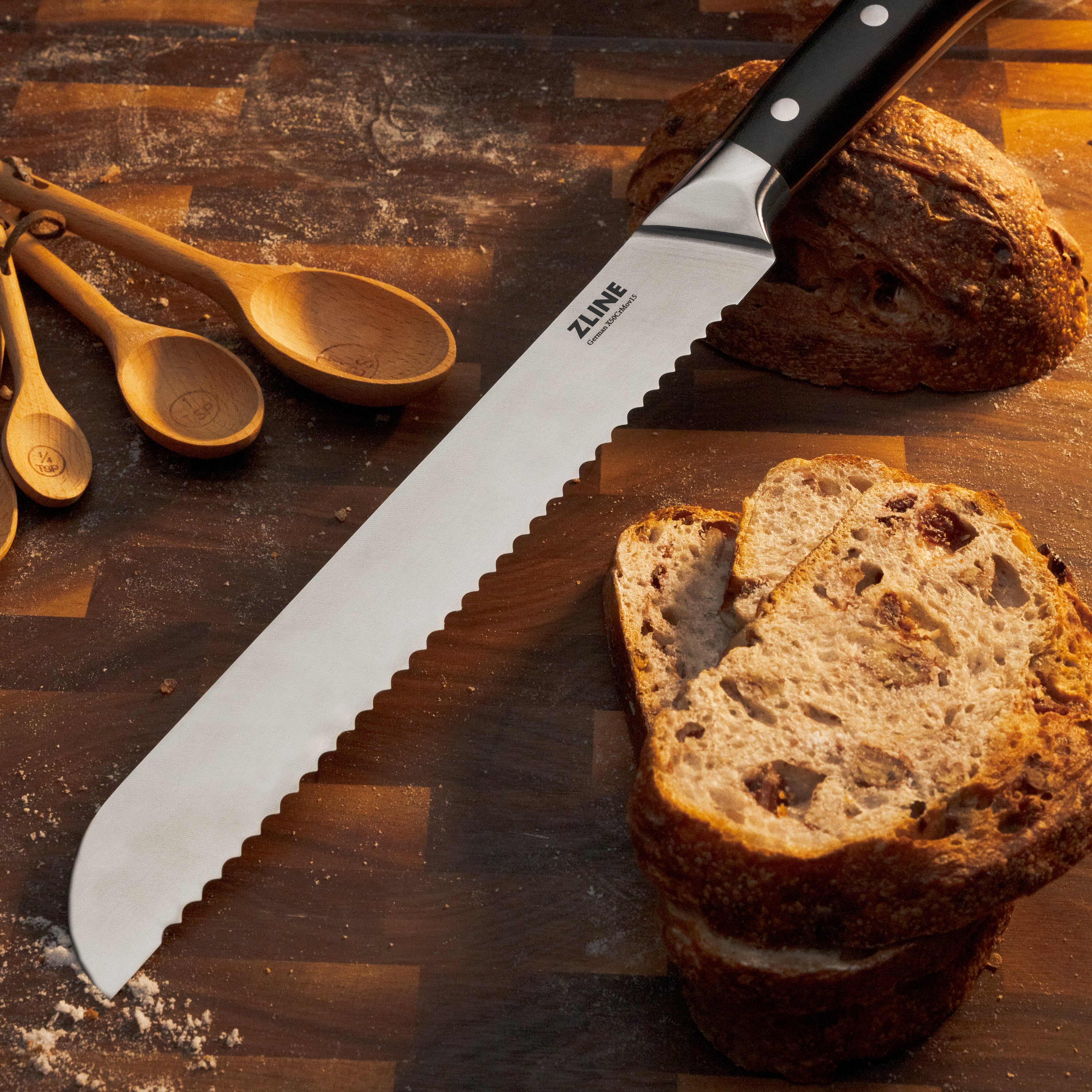 ZLINE 3-Piece Professional German Steel Kitchen Knife Set - Image 8