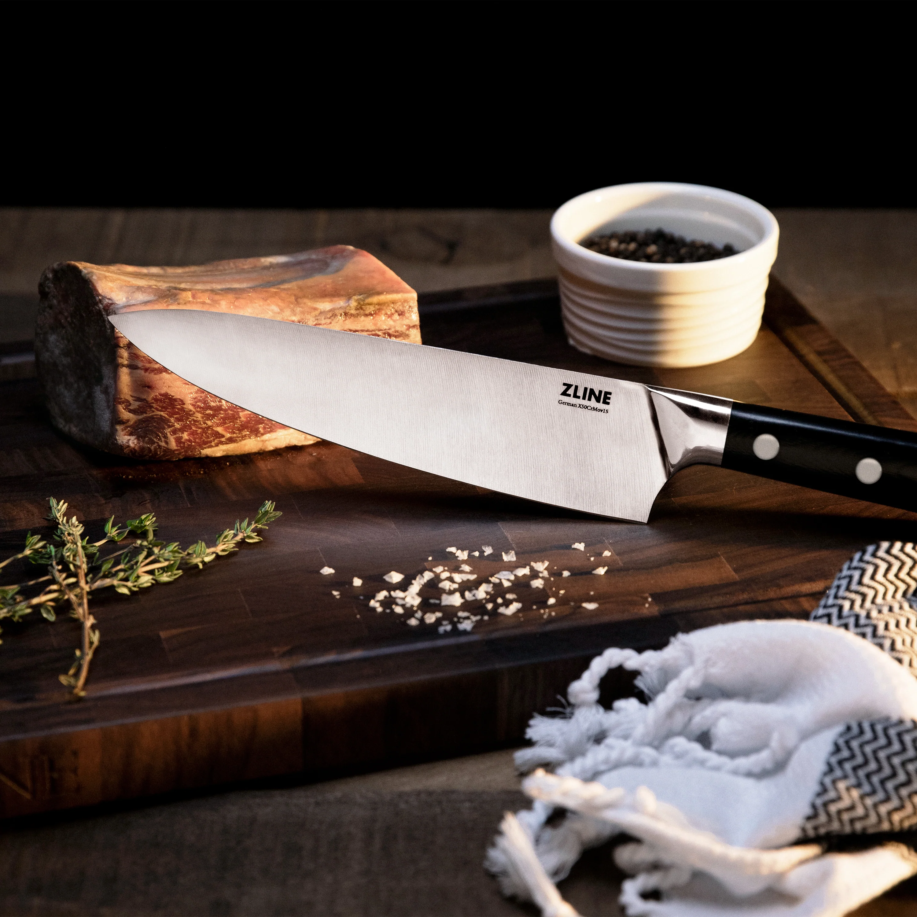 ZLINE 8” Professional German Steel Chef’s Knife - Image 7